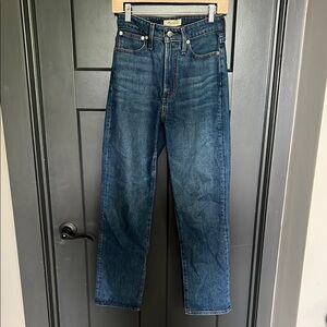 Madewell curvy perfect vintage straight jeans